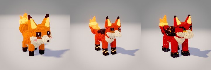 Cindling, Emberbrush and Volcanid